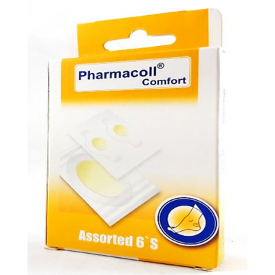 CURE AID PHARMACOLL COMFORT PLASTERS FOR BLISTERS & EXUDATING WOUNDS 6 PLASTERS